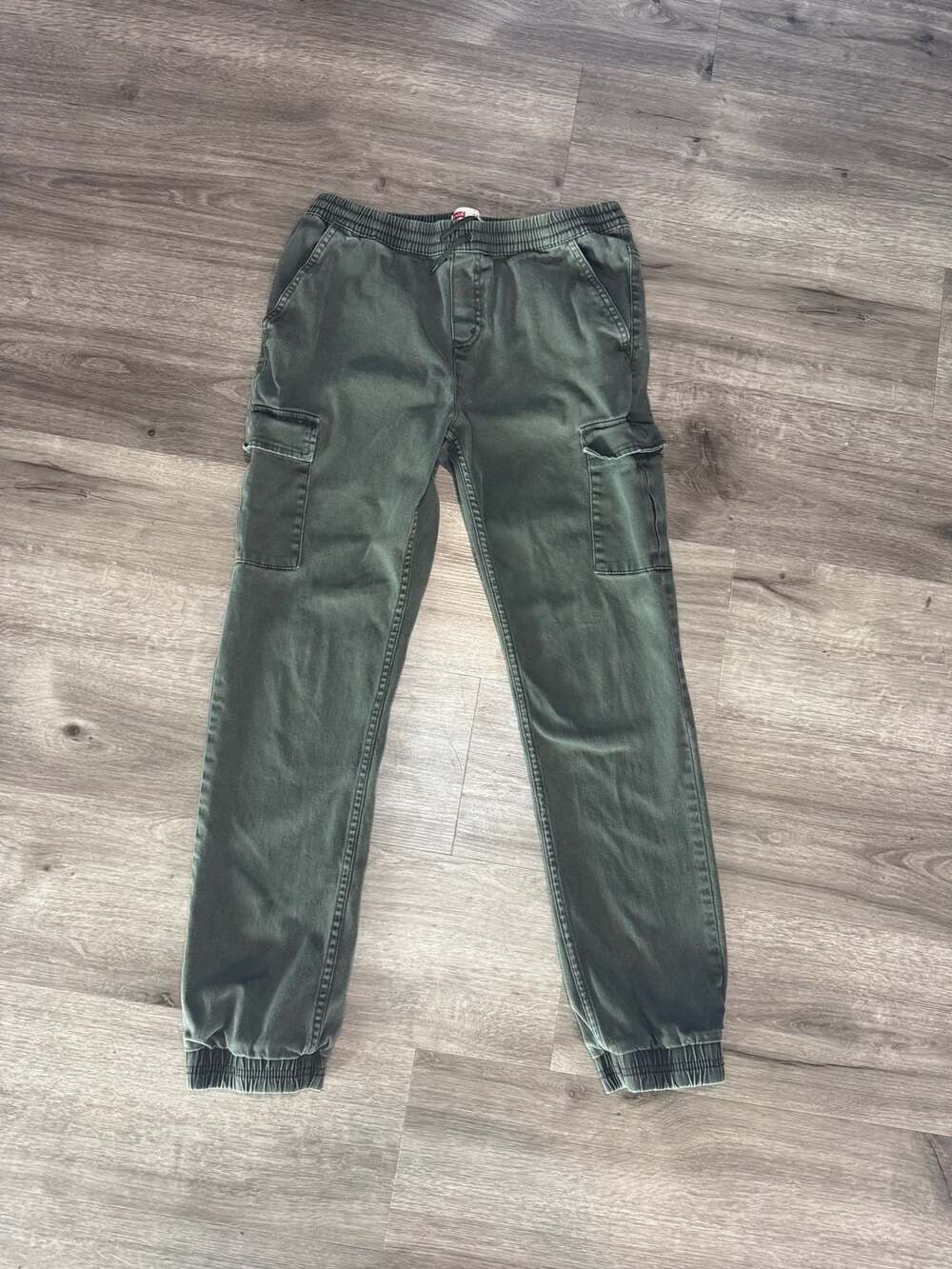Levi's Cargo Jogger Size XL TG EG Green Cotton Pants